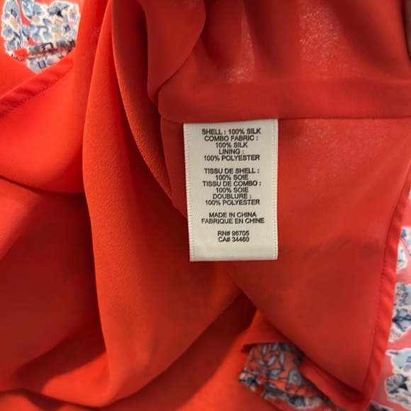 Rebecca Taylor Women's Sz 2 Amanda Cami Silk Sleeveless Floral Summer Dress - Picture 11 of 11